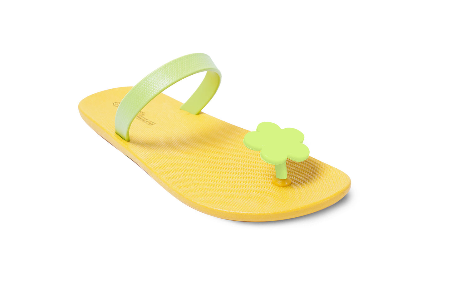 Poppi Flora Yellow Sole Lime Strap