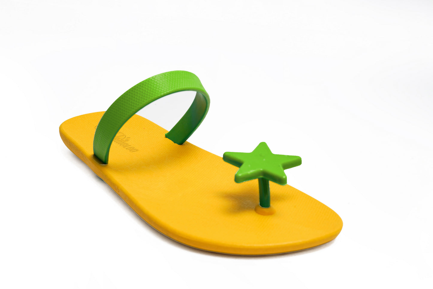 Poppi Star Yellow Sole Lime Strap