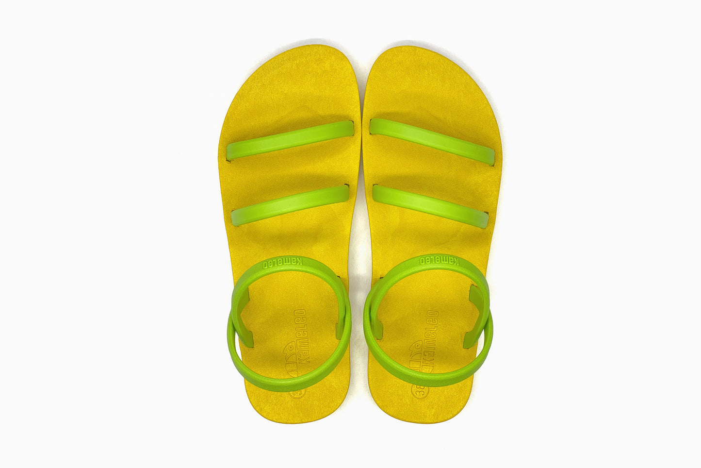 Twin Slim Yellow Sole Lime Strap