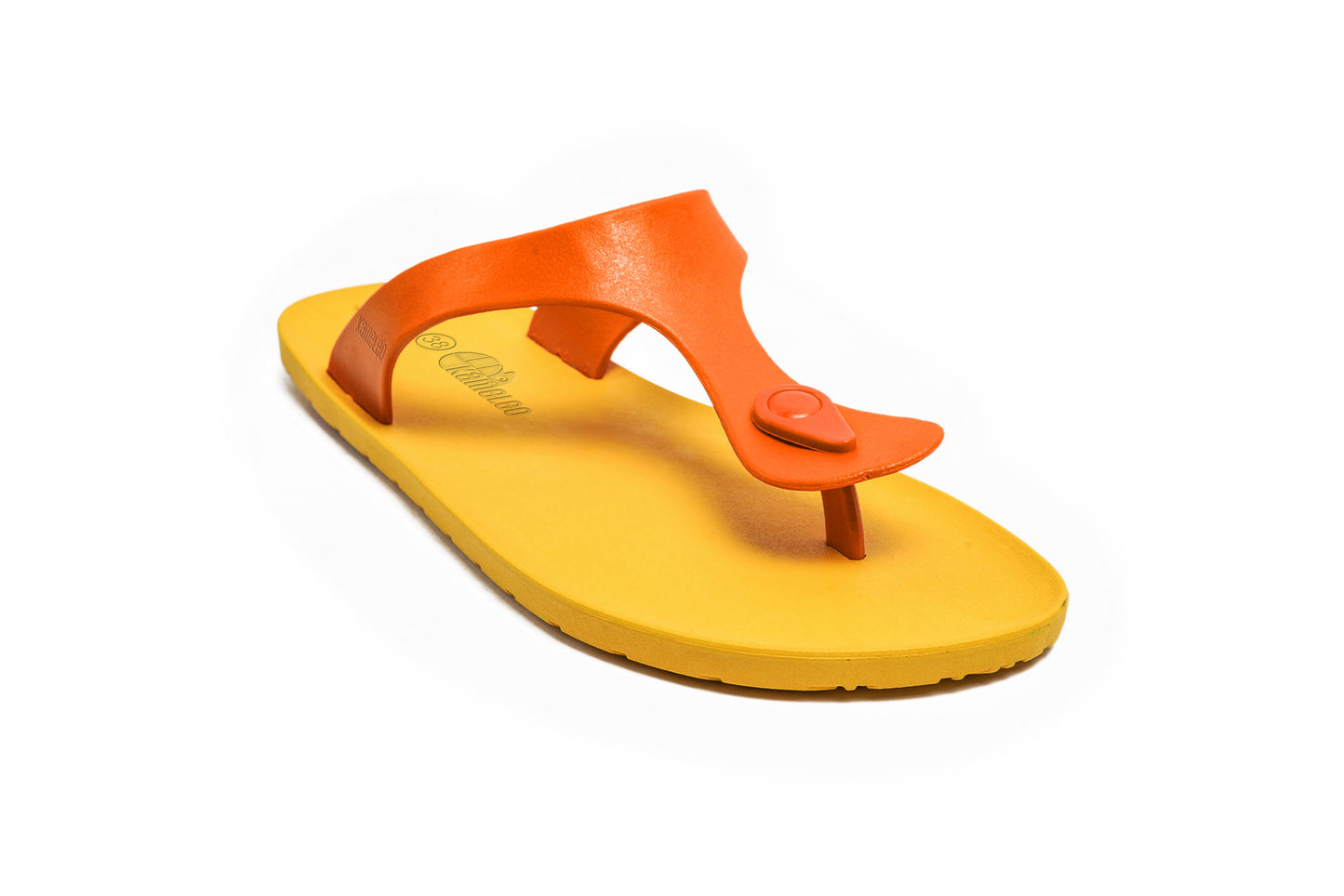 Candy Yellow Sole Orange Strap