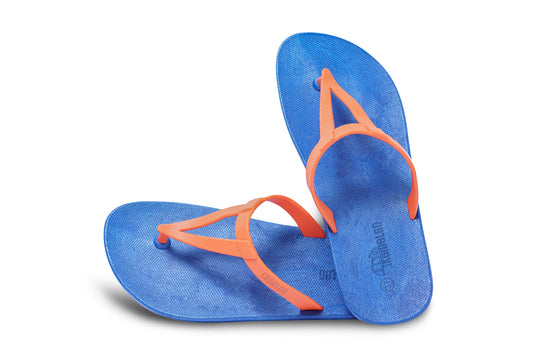 Eiffel Blue Sole Orange Strap