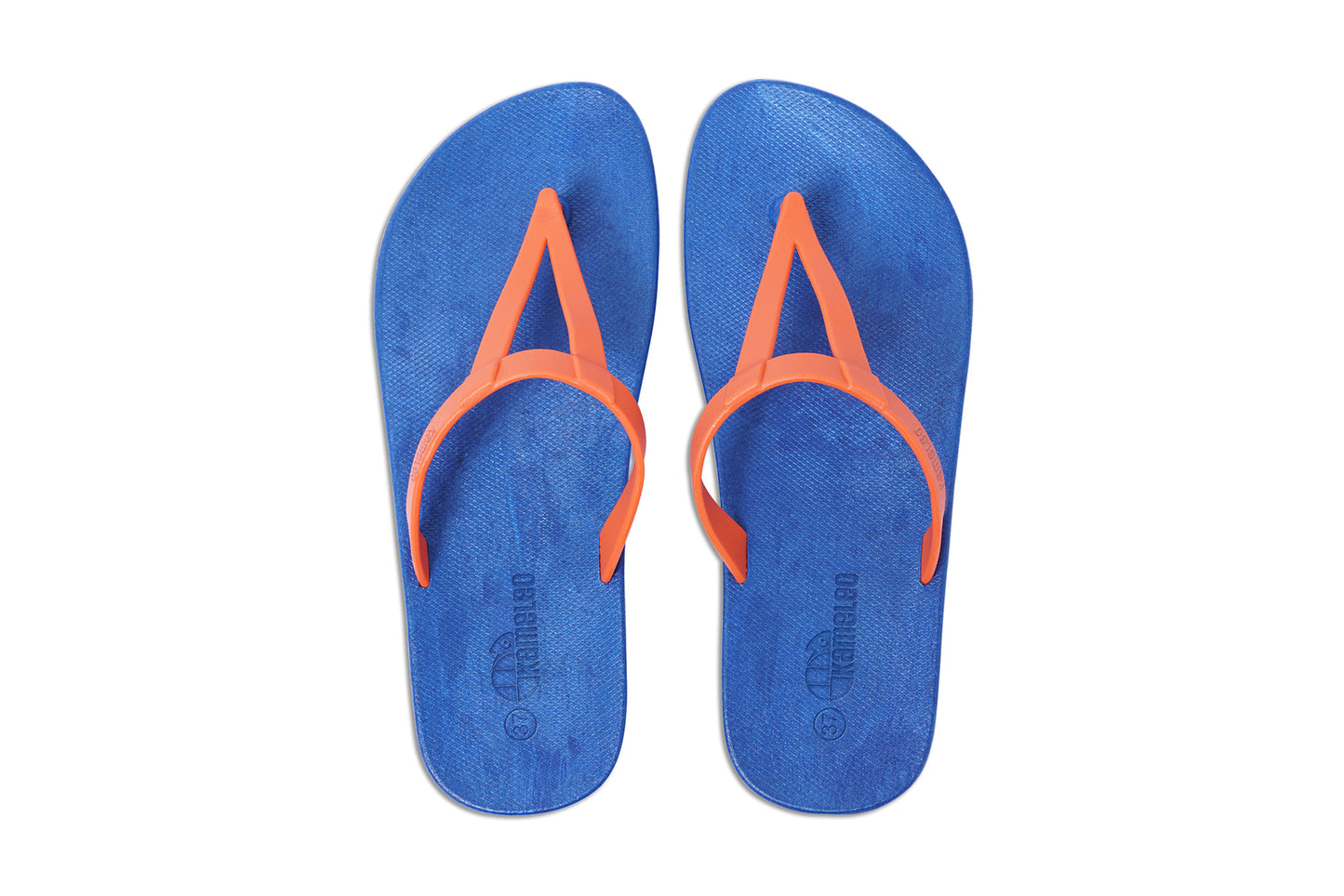 Eiffel Blue Sole Orange Strap