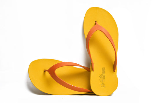 Flippy Yellow Sole Orange Strap
