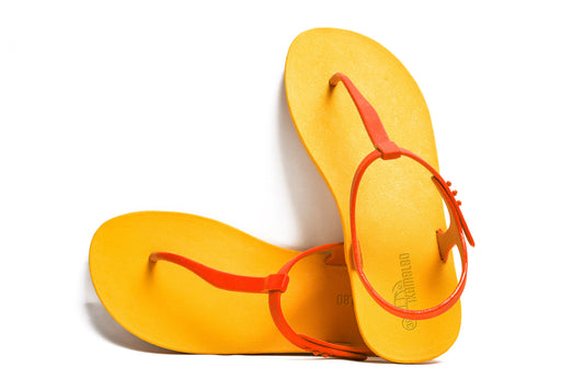 Saily Yellow Sole Orange Strap