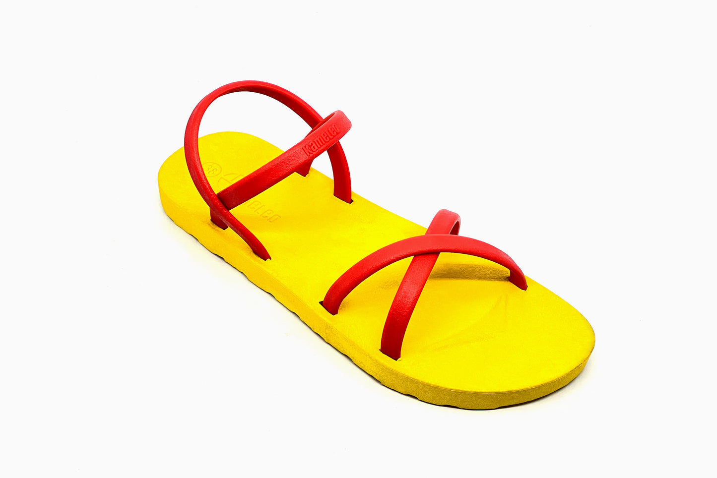 Cross Slim Yellow Sole Red Strap