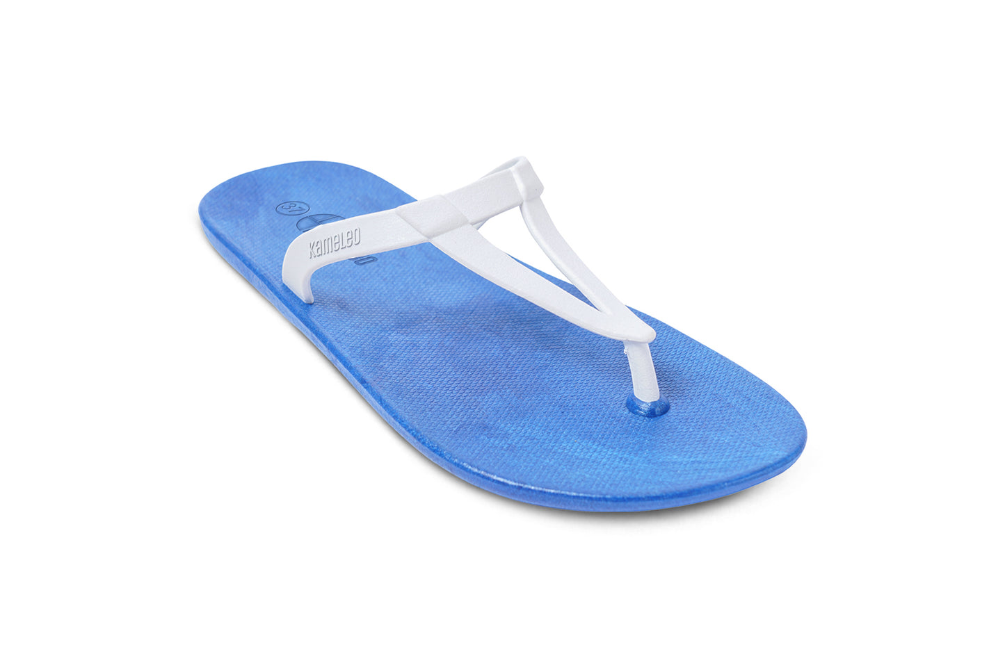 Eiffel Blue Sole White Strap