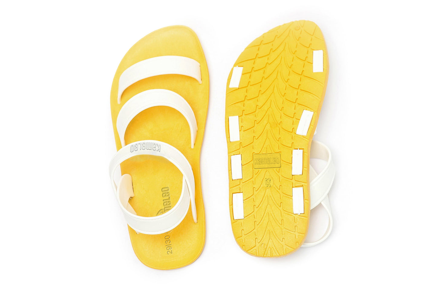 Twin Plus Kids Yellow Sole White Strap