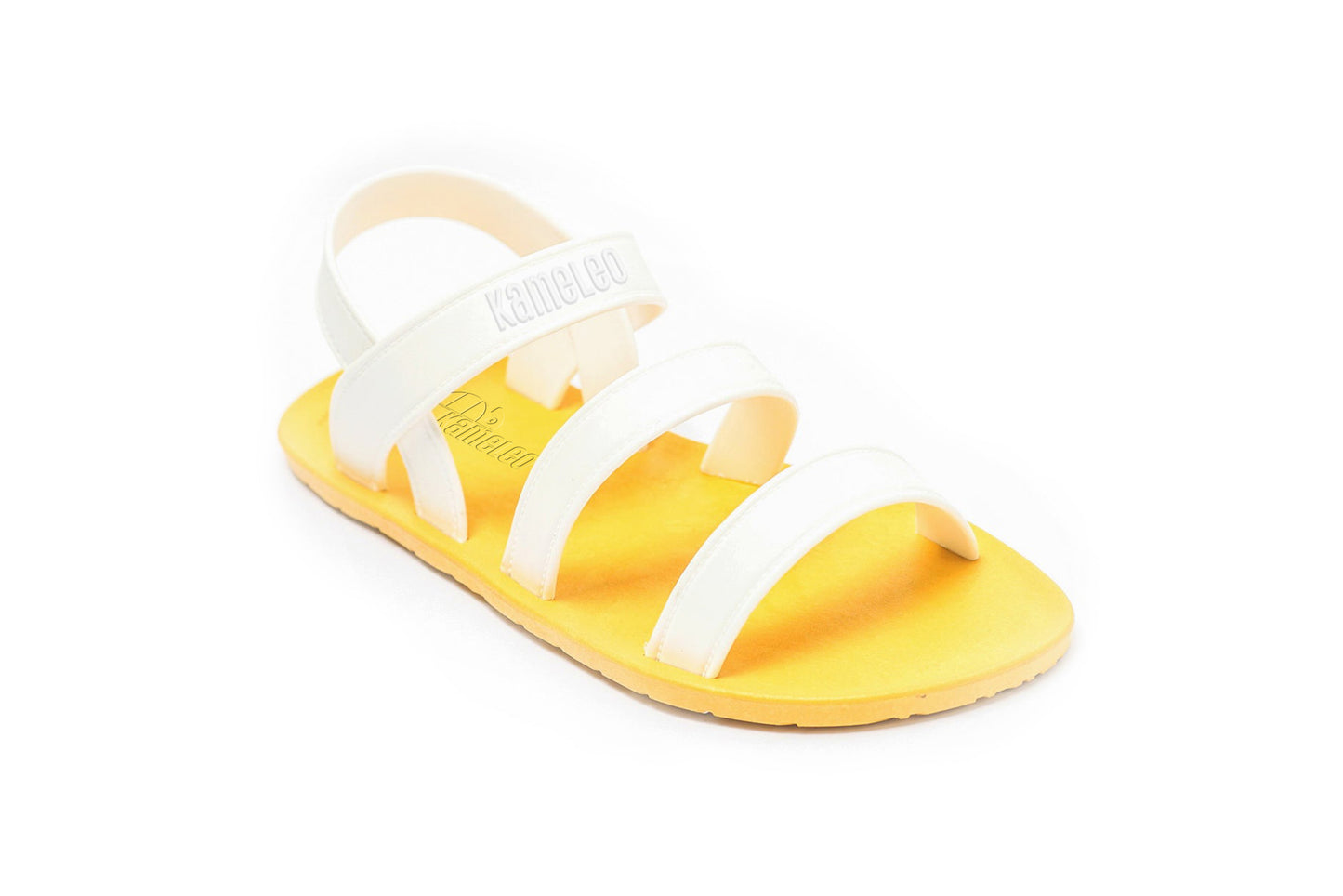 Twin Plus Yellow Sole White Strap