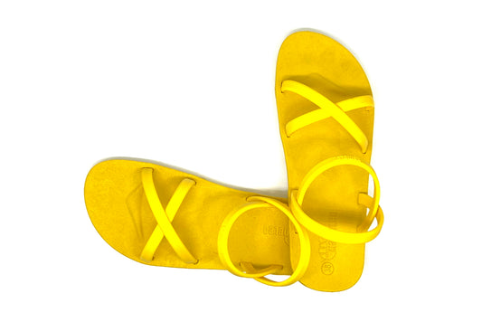 Cross Slim Yellow Sole Yellow Strap