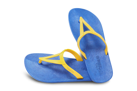 Eiffel Blue Sole Yellow Strap