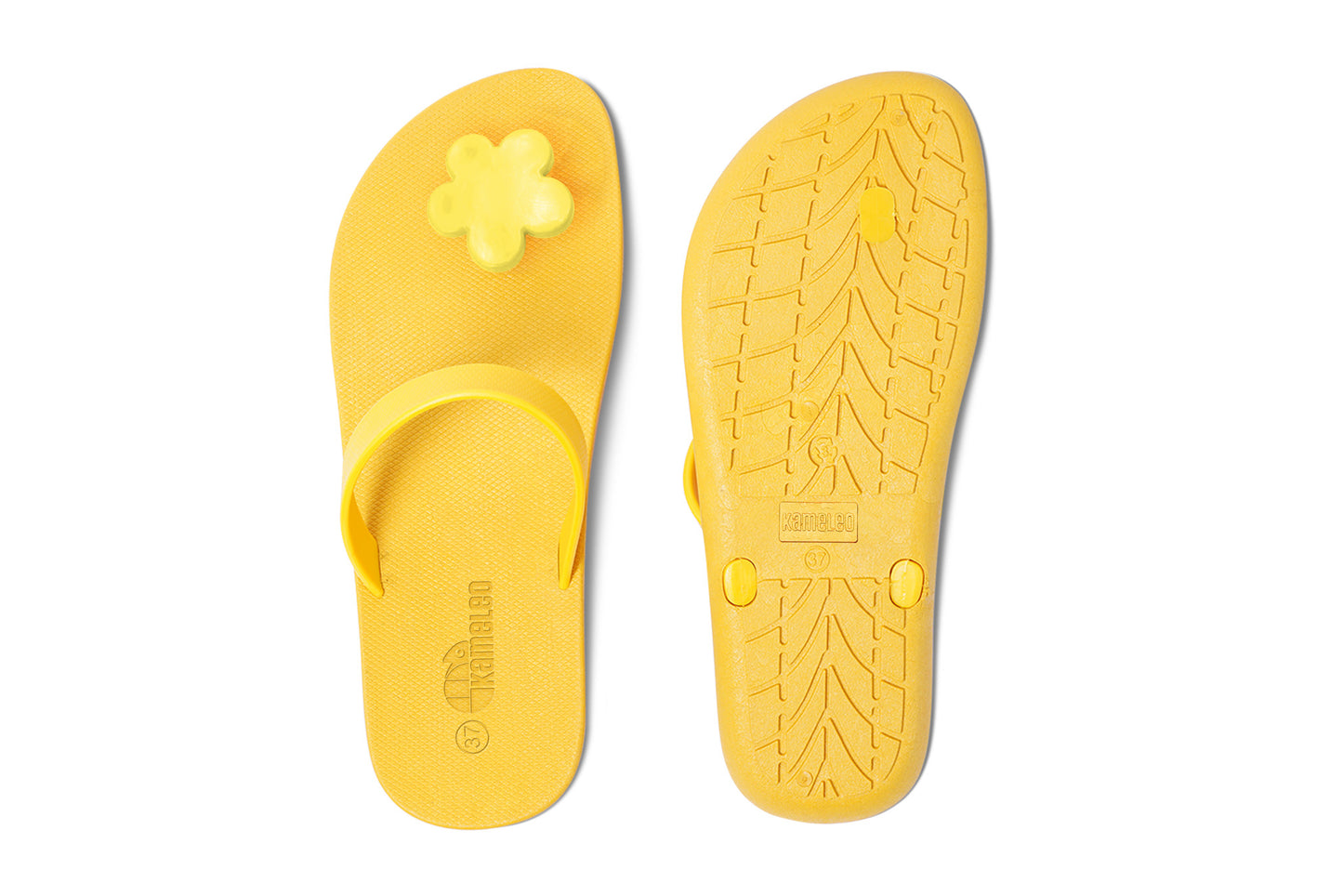 Poppi Flora Yellow Sole Yellow Strap