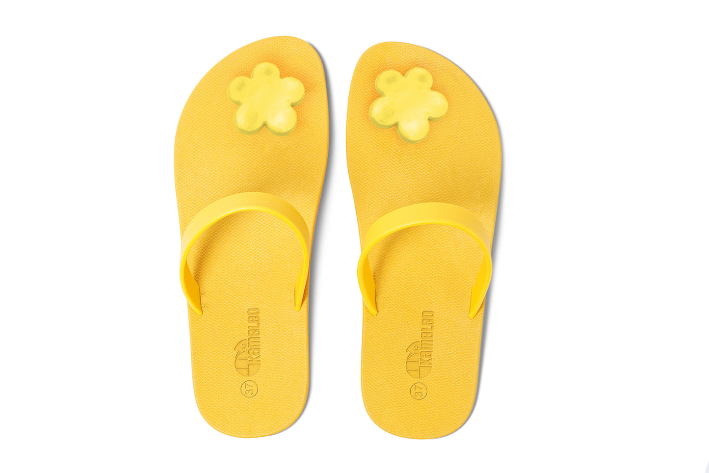 Poppi Flora Yellow Sole Yellow Strap