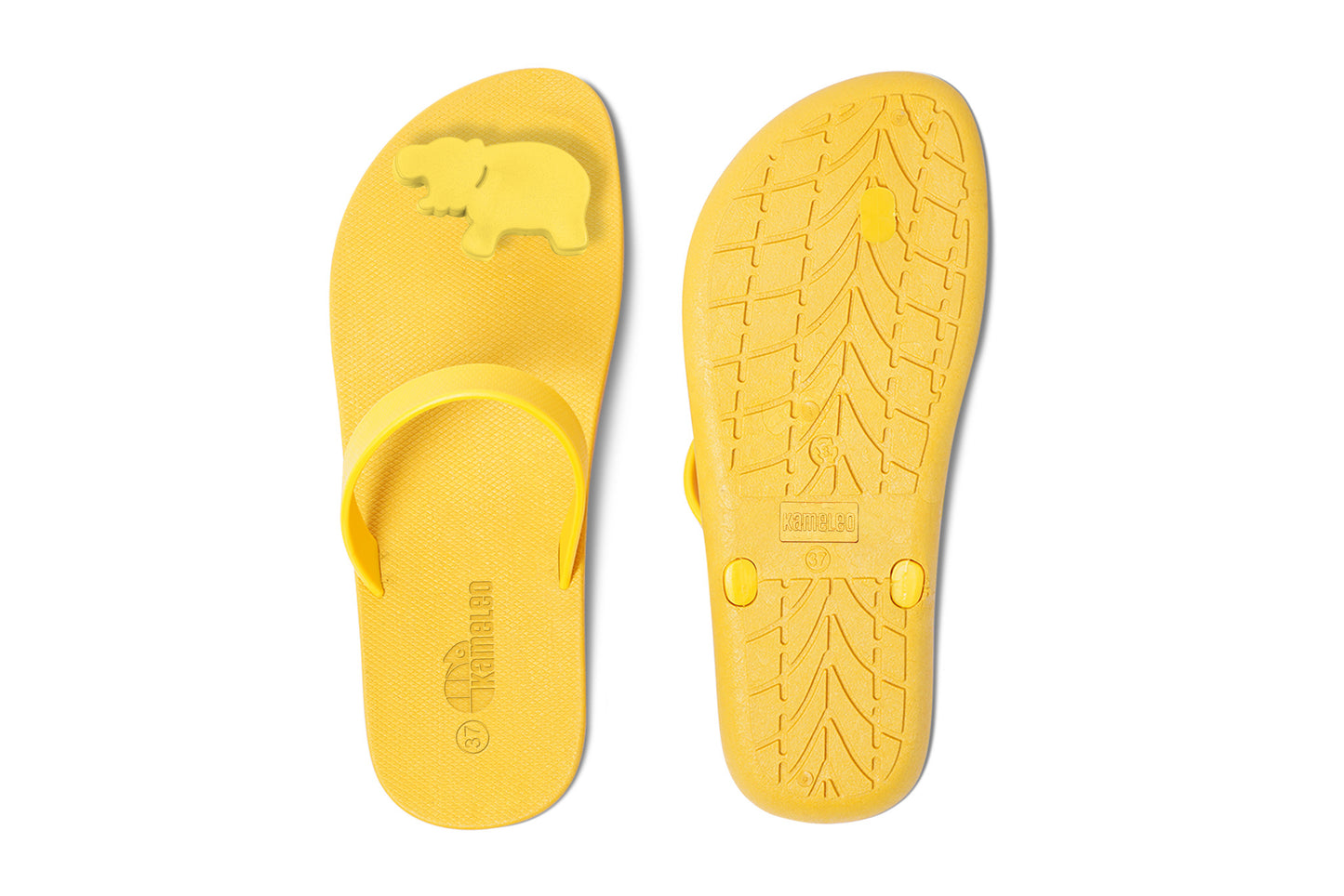 Poppi Hippo Yellow Sole Yellow Strap