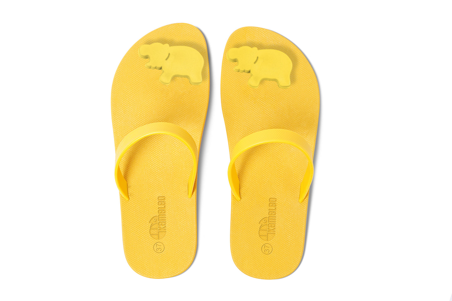 Poppi Hippo Yellow Sole Yellow Strap