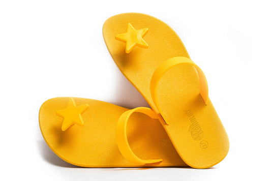 Poppi Star Yellow Sole Yellow Strap
