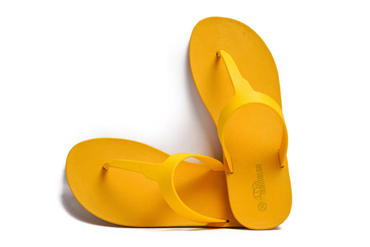 Thongs Yellow Sole Yellow Strap