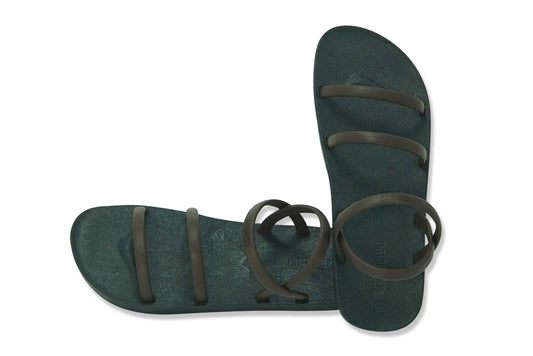 Twin Slim Black Sole Brown Strap