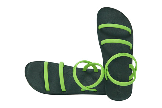 Twin Slim Black Sole Lime Strap