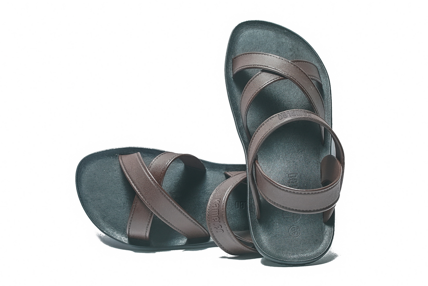Cross Plus Black Sole Brown Strap
