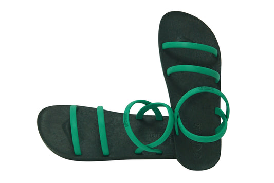 Twin Slim Black Sole Green Strap