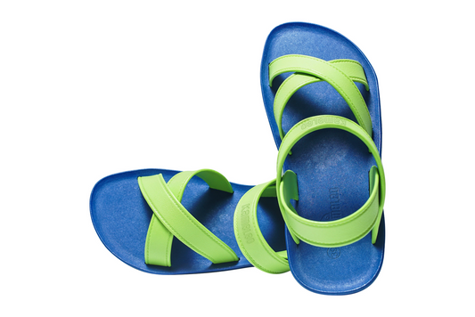 Cross Plus Blue Sole Lime Strap