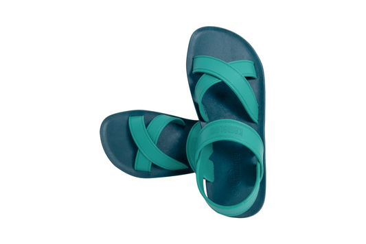 Cross Plus Green Sole Green Strap