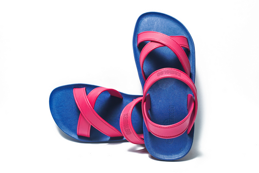 Cross Plus Blue Sole Pink Strap