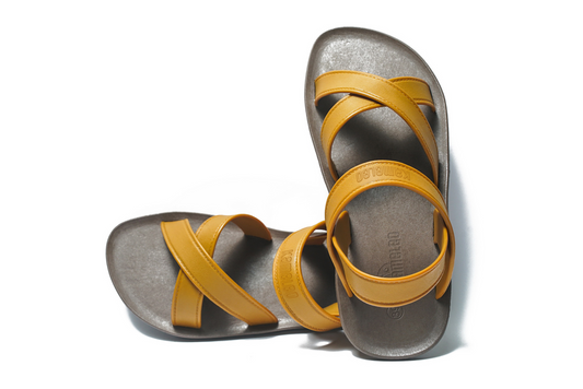 Cross Plus Brown Sole Caramel Strap