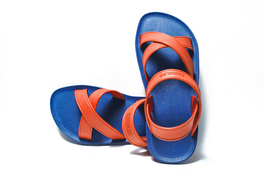 Cross Plus Blue Sole Orange Strap