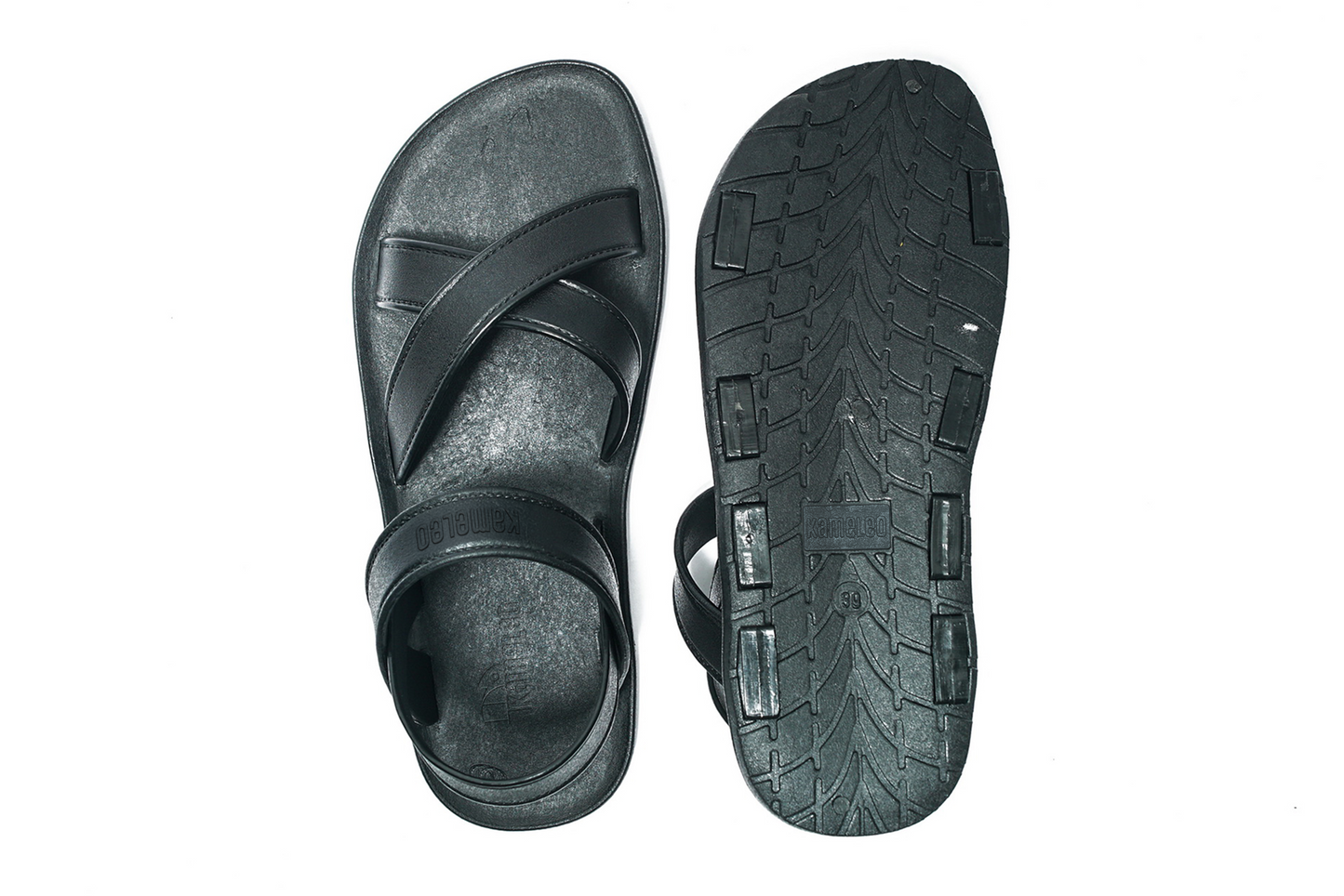 Cross Plus Black Sole Black Strap