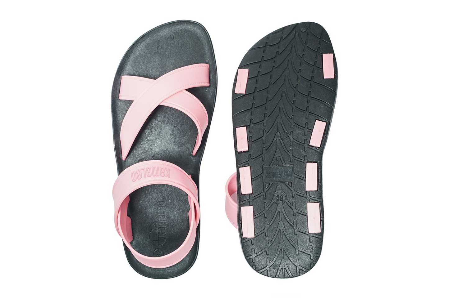 Cross Plus Black Sole LightPink Strap