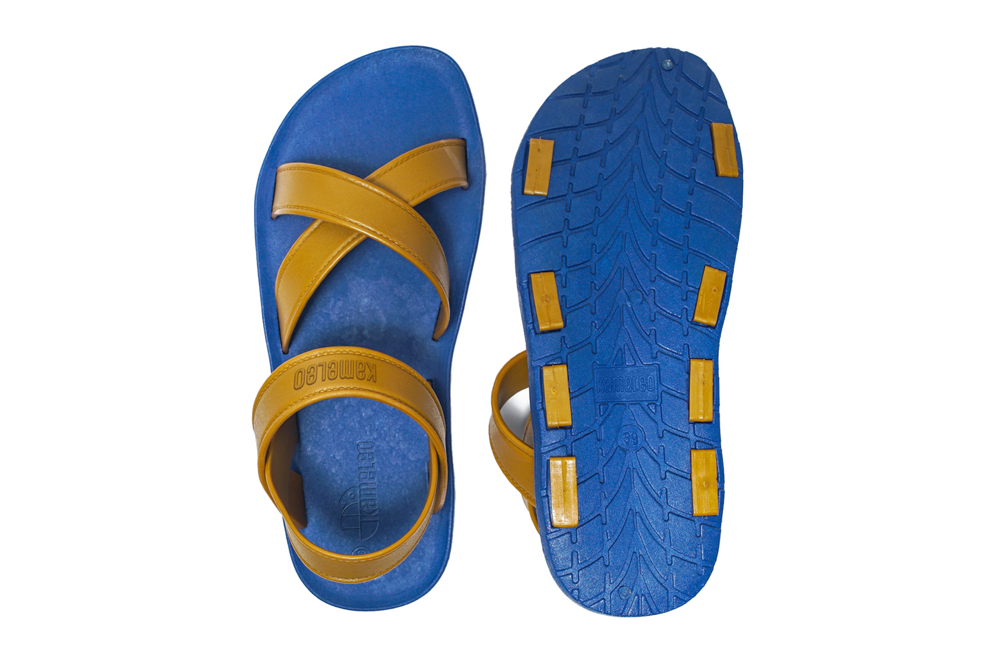 Cross Plus Blue Sole Caramel Strap