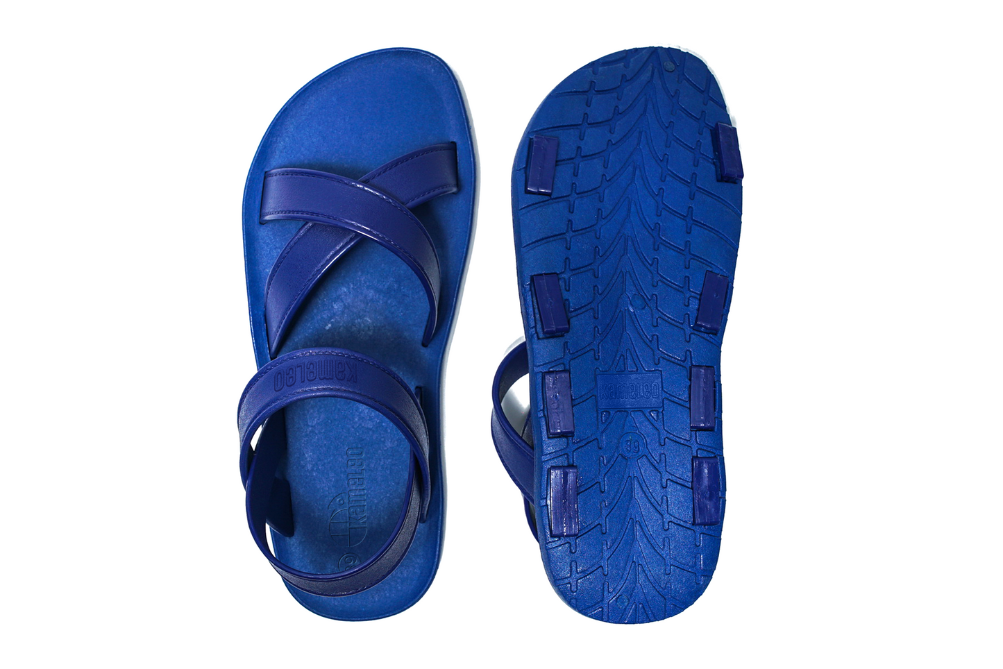 Cross Plus Blue Sole Blue Strap