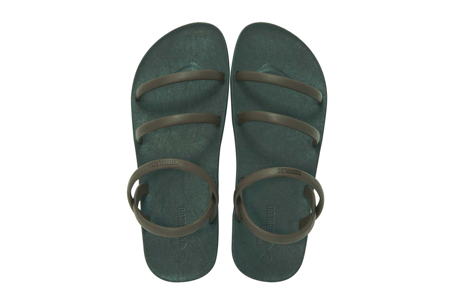 Twin Slim Black Sole Brown Strap