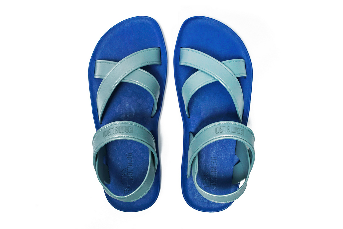 Cross Plus Blue Sole Grey Strap