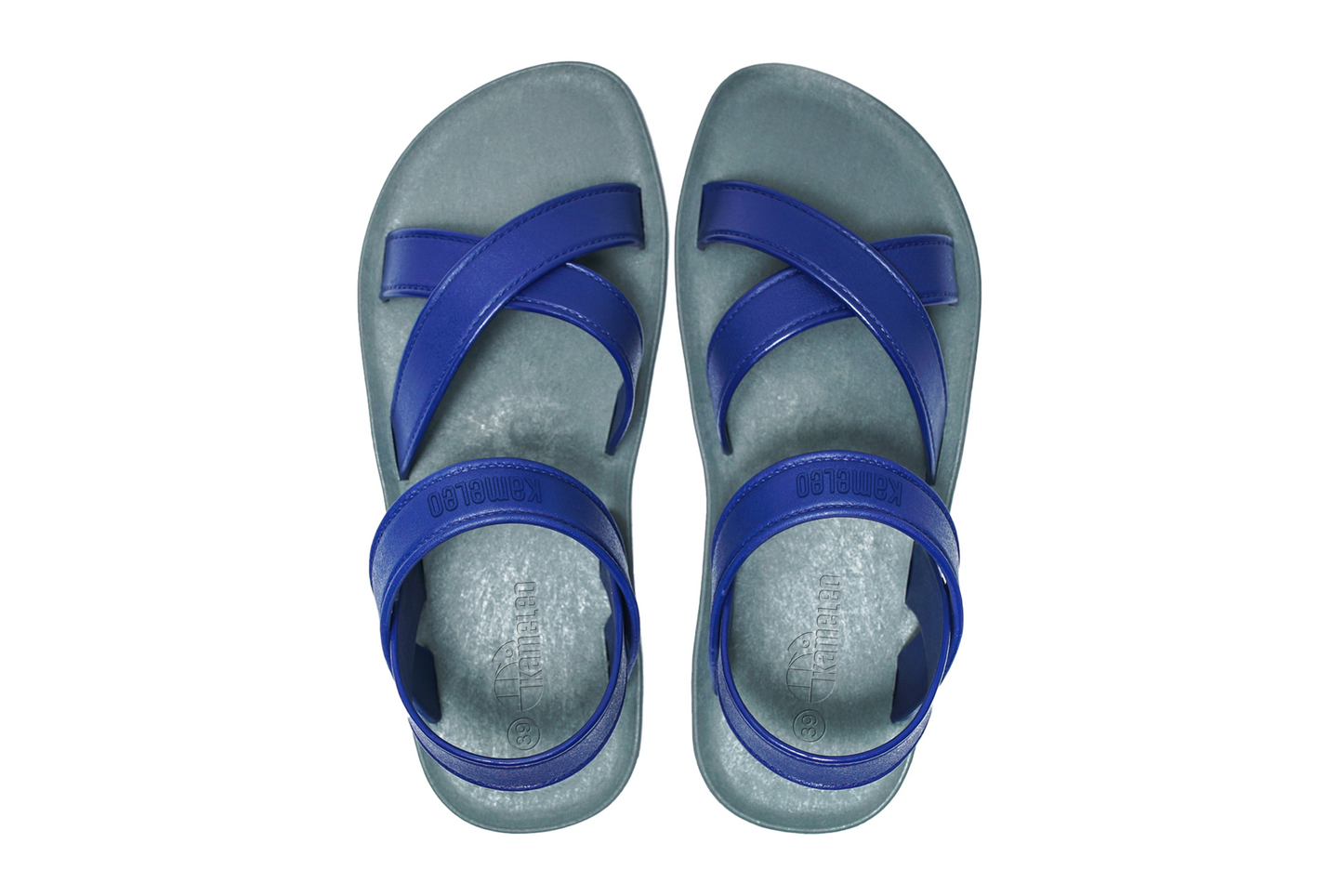 Cross Plus Grey Sole Blue Strap