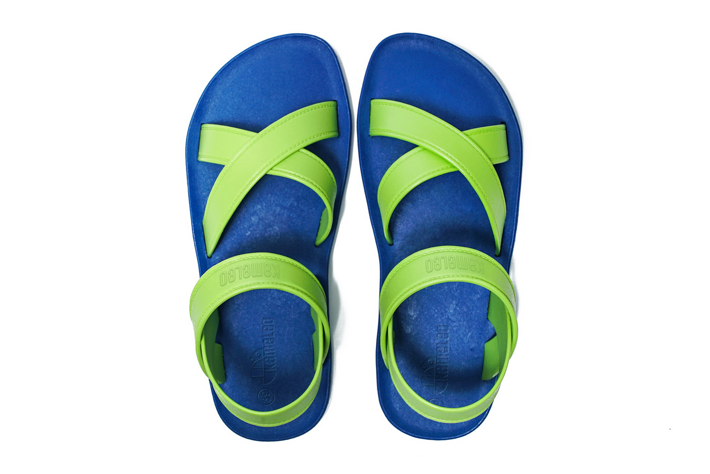 Cross Plus Blue Sole Lime Strap